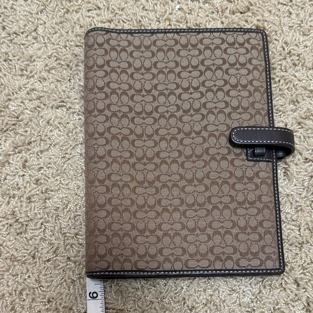 Coach Brown Signature Canvas Organizer - Picture 2 of 9